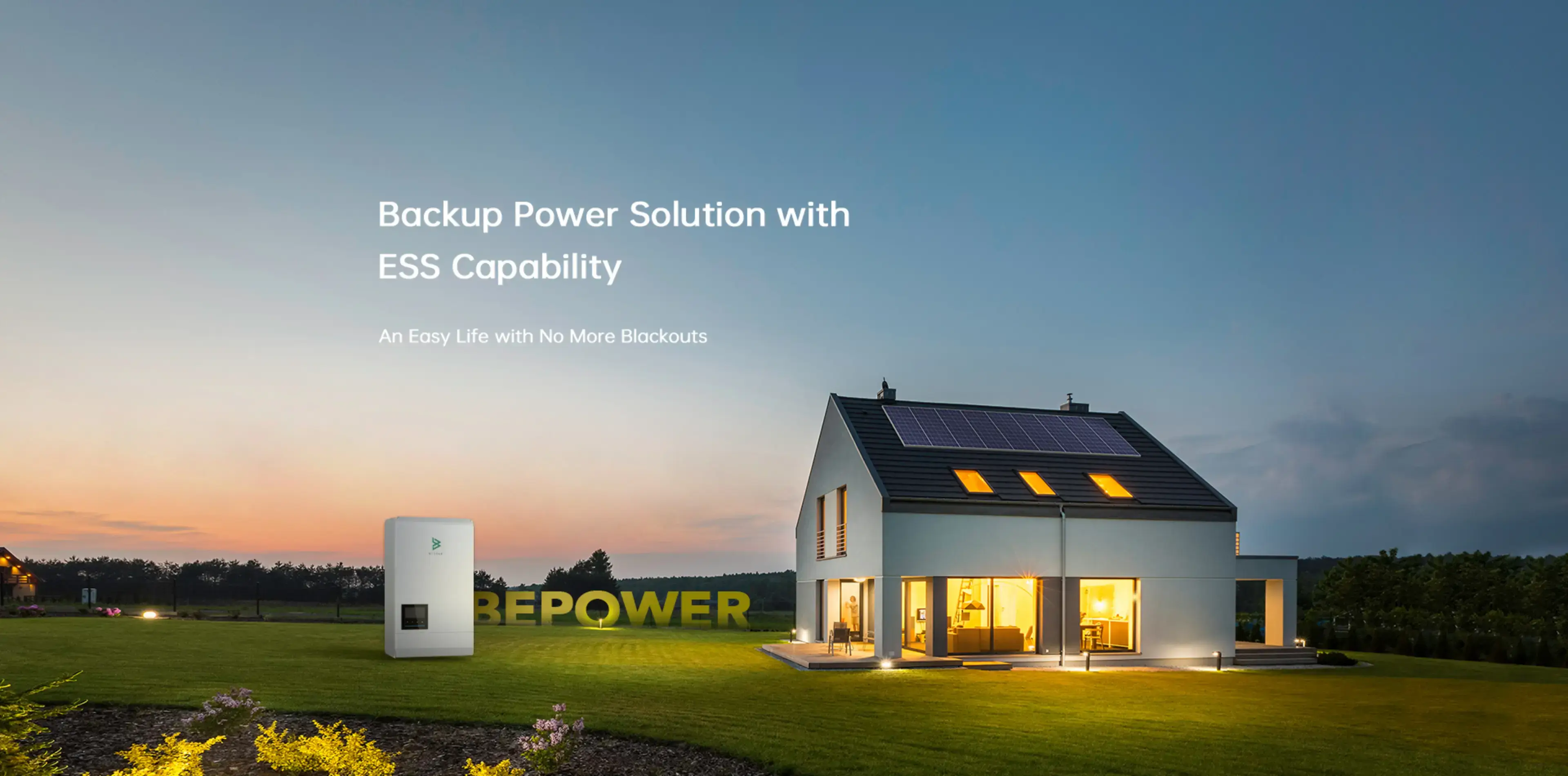 Backup power banner